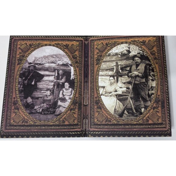 Western Expansion Photo Booklet Set 6 Cowboys Indians Pioneers Repro - Picture 4 of 5